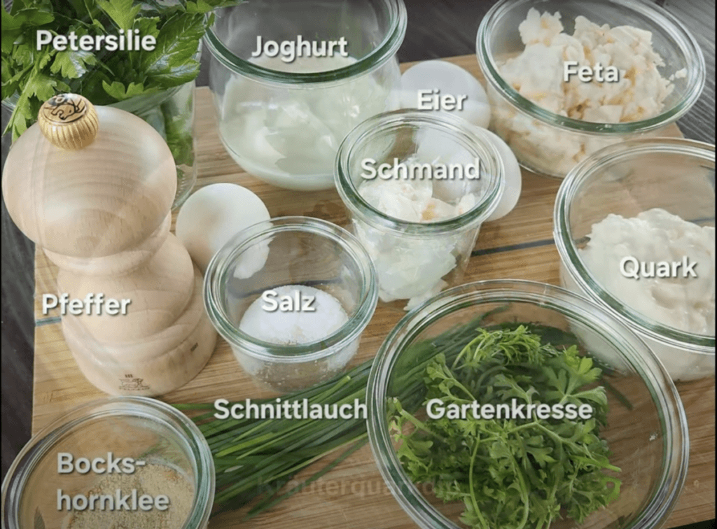 time2.care - Kräuterquarkdip Zutaten
